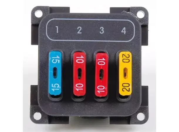 Sikringsmodul med 4 sikringer | Caravan.no