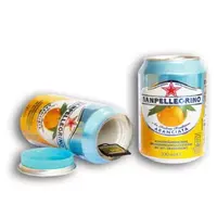 Skjult safe i brusboks San Pellegrino orange