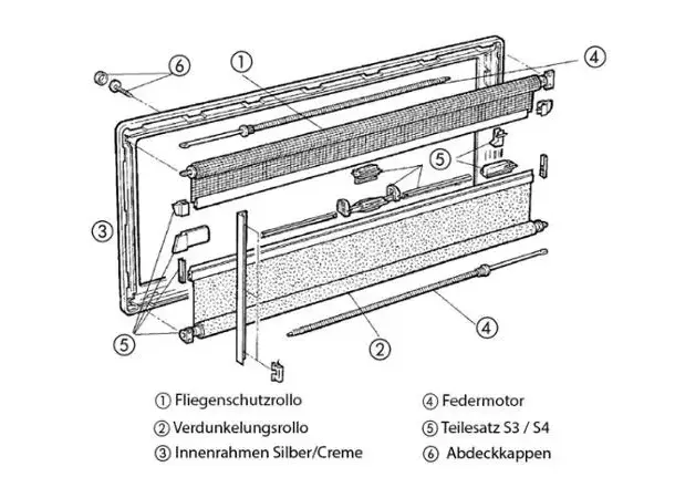 Springfjærmotor til S3/S4 350-900 mm | Caravan.no