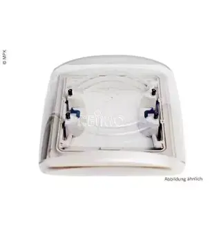 Takluke Vision Vent S øko 28x28 cm Ramme beige, røkt glass