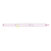 Teltstang Ø22 mm i aluminium 80-220 cm 