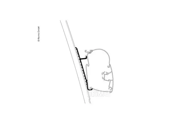 Thule adapter for Ducato H3 fra 2007 Til Thule omnistor 5200 & 4900 309999 