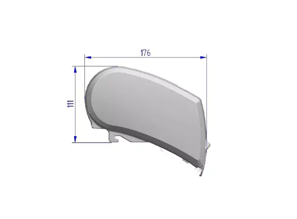 Thule takmarkise 9200 230V 400 cm Mystic Grey / Sølv 