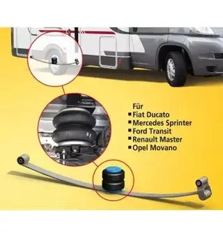 Tilleggsluftfjæring basis-sett Sprinter 409-524/Crafter 35-50 fra 06-18