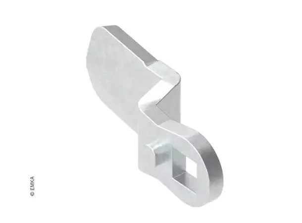 Tunge for dørsikringslås H28 x L45 mm | Caravan.no