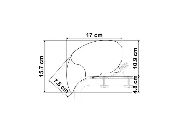 Viewblocker front 240 cm Thule 4900 