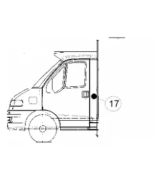 Vindavviser venstre VE CA Fiat 2005 216379K