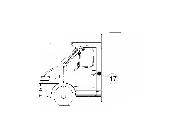 Vindavviser venstre VE CA Fiat 2005 216379K 