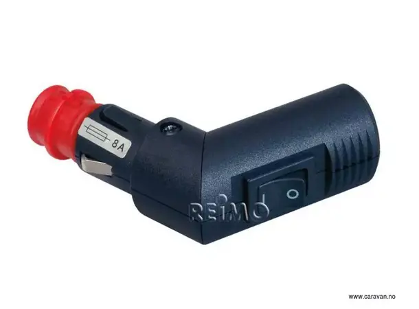 Vinklet universal stikkontakt | Caravan.no