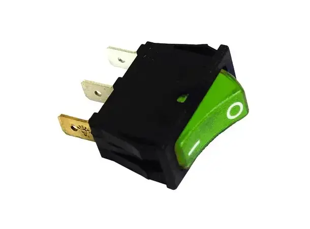 Vippebryter 12/24V grønn | Caravan.no