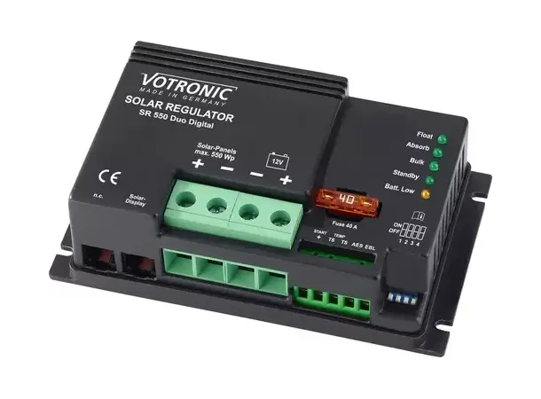 Votronic solcelleregulator – SR 550 Duo Digital | Caravan.no