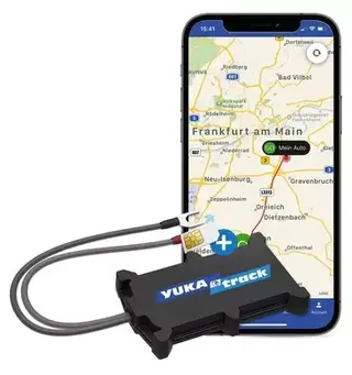 YUKAtrack easyWire GPS sporingsenhet For direkte tilkobling til kjøretøyets b