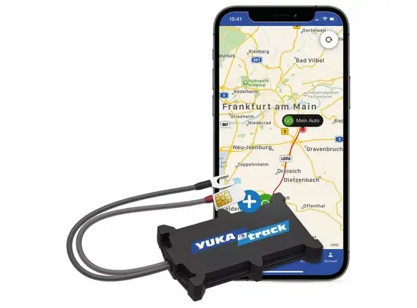 YUKAtrack easyWire GPS sporingsenhet For direkte tilkobling til kjøretøyets b 