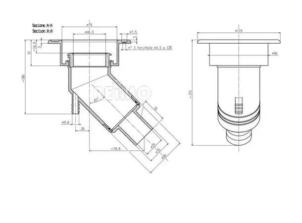 Zadi fyllestøttehals diesel Ø40 mm – Lang | Caravan.no