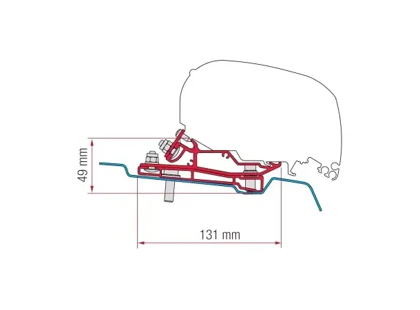 Feste F80S Ford Transit H3 > 2014 400cm 