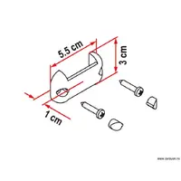 Fiamma Fix holdebøyle For organizer / hengeveske