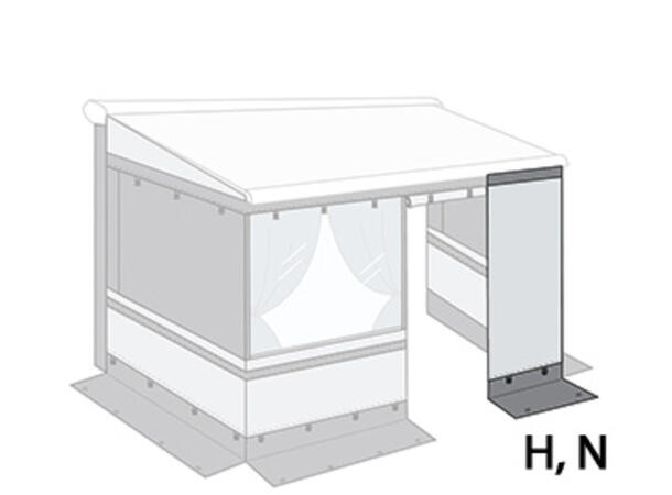 Fiamma frontpanel 40 cm Privacy Room CS Light 