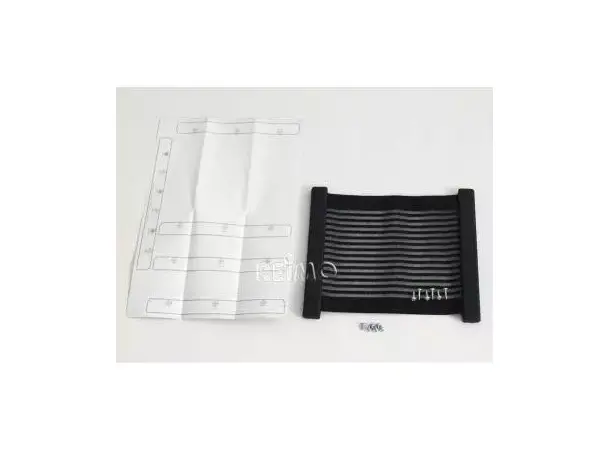Kiiper oppbevaringsnett 45x25 cm svart 