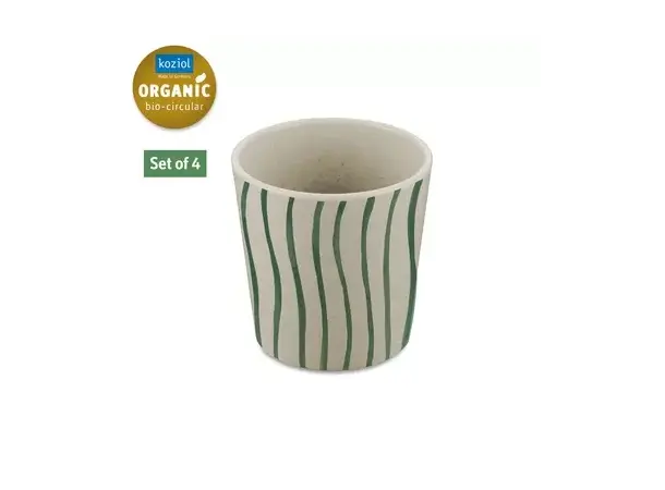 Koziol kopp Monstera Stripes 190 ml | Caravan.no