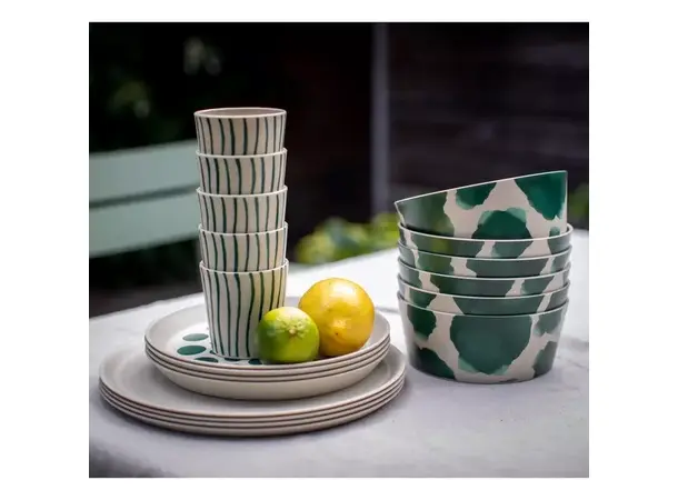 Koziol kopp Monstera Stripes 190 ml | Caravan.no