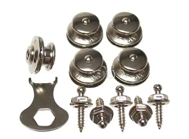 LOXX knapper forniklet 5 stk | Caravan.no