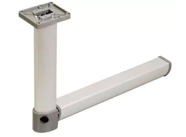 Leddbordfot sølv, ledd senter, 675 mm | Caravan.no