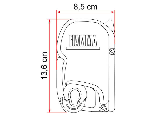 Markise-set FIAMMA PSA F45S med adapter 