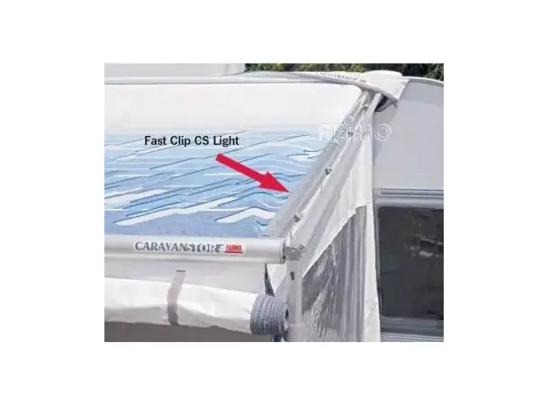 Privacy Room CS Light grå med fast clip For Caravanstore 280 