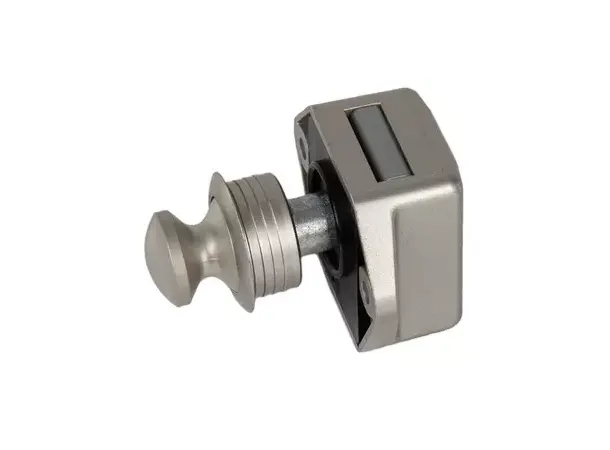 Push lock mini - møbellås sølv matt | Caravan.no