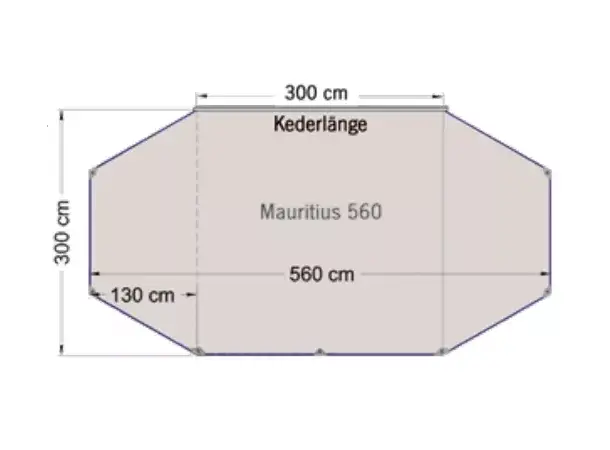 Re-Tent solseil Mauritius 560 
