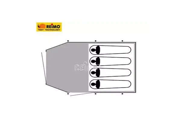 Reimo campingtelt Dakota Z5 Deluxe | Caravan.no