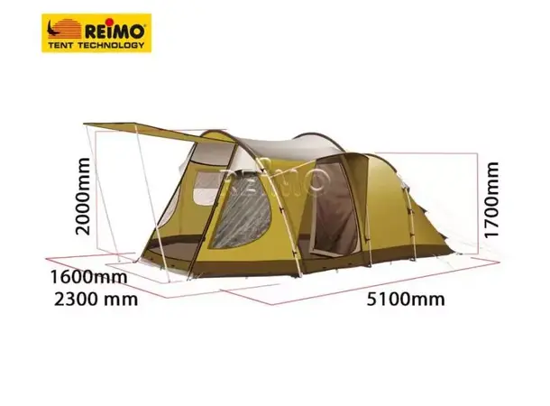 Reimo campingtelt Dakota Z5 Deluxe | Caravan.no
