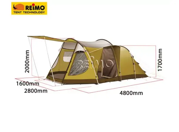 Reimo campingtelt Dakota Z5 Deluxe | Caravan.no