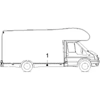 Sideskjørt foran høyre side 2283/602 G6 224646G
