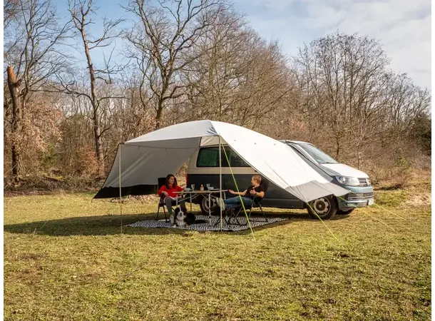 Solseil Mauritius Premium 300 cm – Antrasitt | Caravan.no