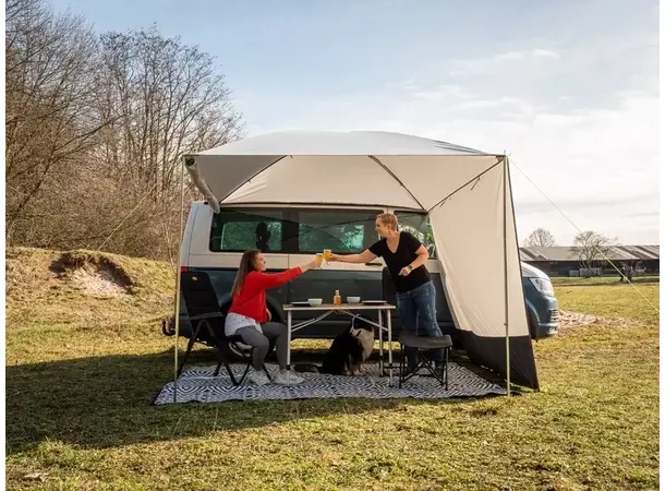 Solseil Mauritius Premium 300 cm – Antrasitt | Caravan.no