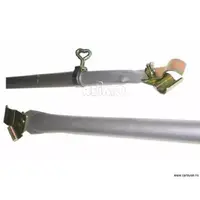 Takstøttestang Ø22 mm i aluminium 25-40 cm