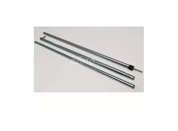 Teltstang Ø22/19 mm i stål 180-250 cm 