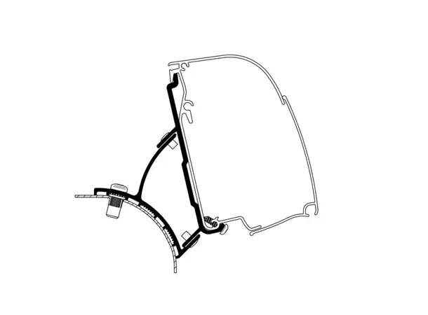 Thule markiseadapter til T5/T6 LHD For Thule omnistor 4200 