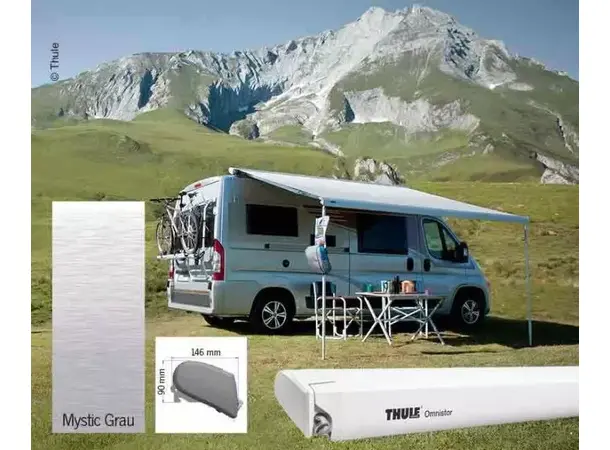 Thule takmarkise 6300 400 cm Mystic Grey / Hvit 
