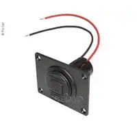 USB-kontakt 12-24 /5V Med USB, monteringsplate og lukedeksel