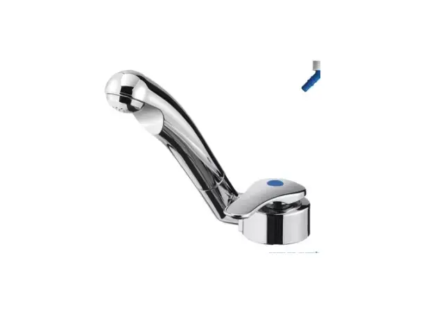 Vannkran Twist Ø33mm m/bryter krom Vannkrane kald vann 