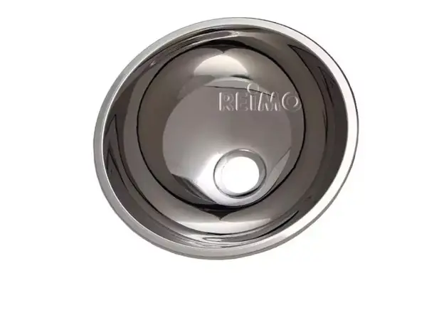 Vask rustfritt stål rund Mini | Caravan.no