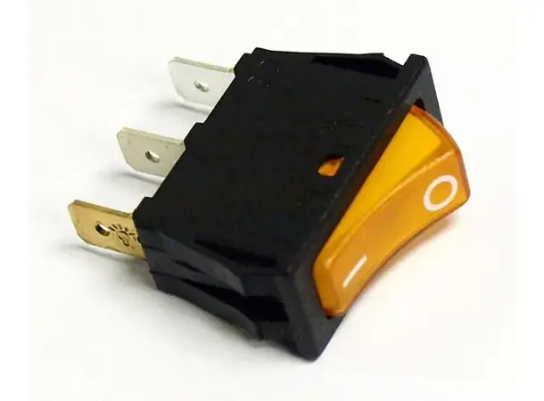 Vippebryter 12/24V oransje 