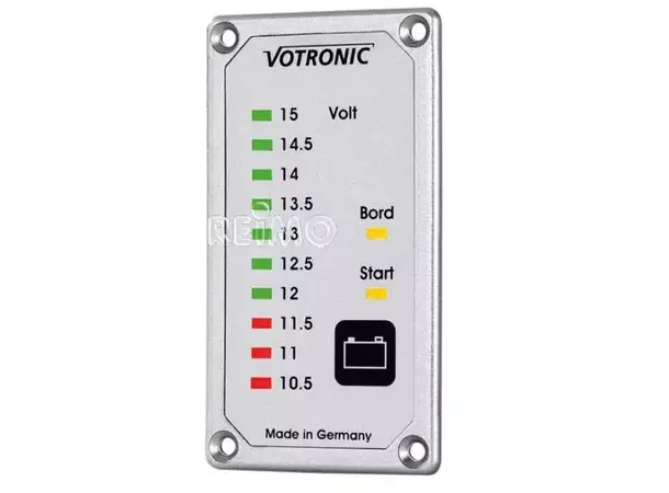 Votronic batteritester S Med LED-display 