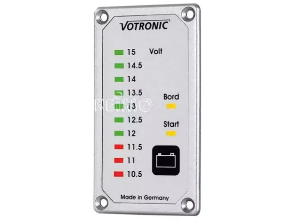 Votronic batteritester S – Med LED-display | Caravan.no