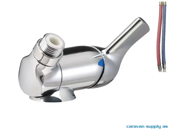 Blandebatteri Style Ø33mm m/bryter Med 1/2"dusjtilkobling 