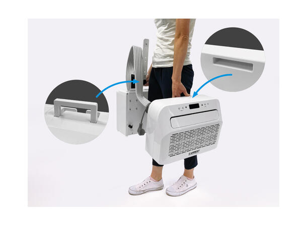 Carbest portabelt spit aircondition Unngå dyre montasjer ta med en portabel 