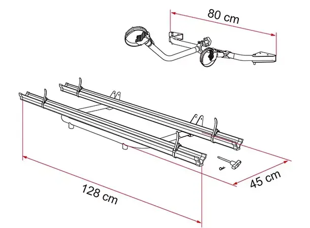 Fiamma Carry Bike Garage Standard For 2 sykler 