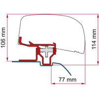 Fiamma adapter til NV200 Til Fiamma F40 Van